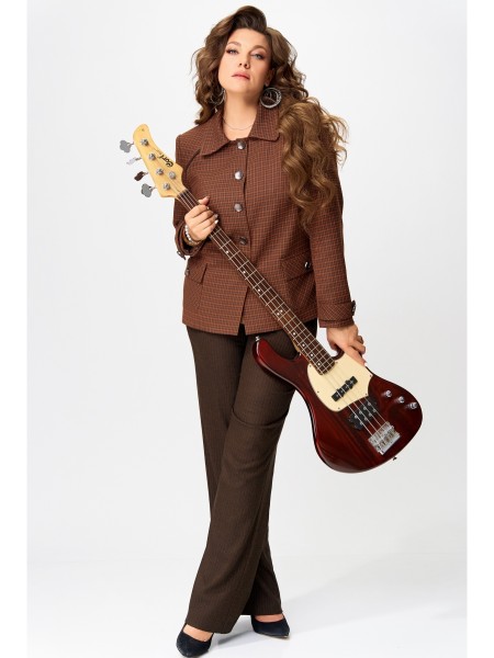 3131 терракот+коричневый