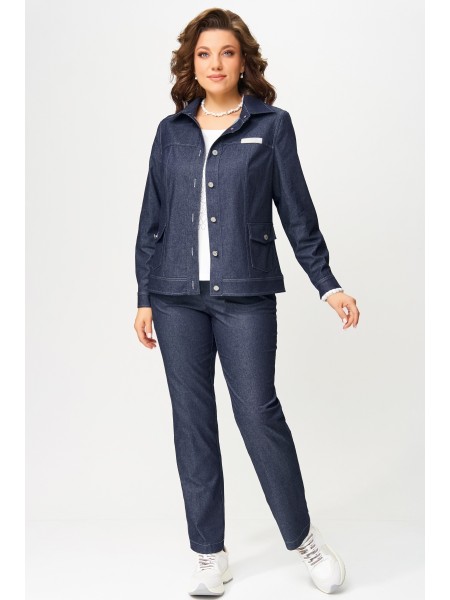 4018 сине-белый