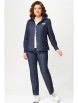 Брючный костюм артикул: 4018 сине-белый от FITA - вид 1