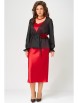 Плательный костюм артикул: 3201 красно-черный от FITA - вид 8