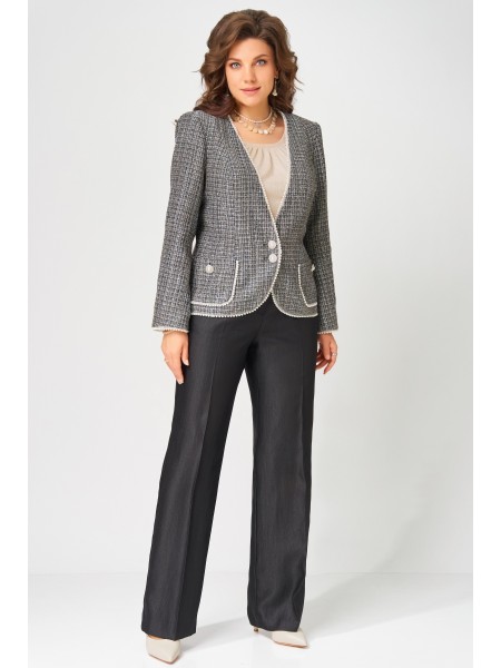 4122 черно-бежевый