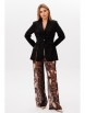 Брючный костюм артикул: 2108 черный-питон от AmberaStyle - вид 1
