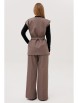 Брючный костюм артикул: 2142 шоколад от AmberaStyle - вид 2