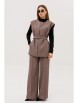 Брючный костюм артикул: 3015 шоколад/черный от AmberaStyle - вид 6