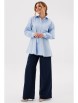 Блузка артикул: 1126 голубой от AmberaStyle - вид 6
