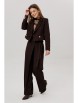 Брючный костюм артикул: 2112-3 шоколад от AmberaStyle - вид 4