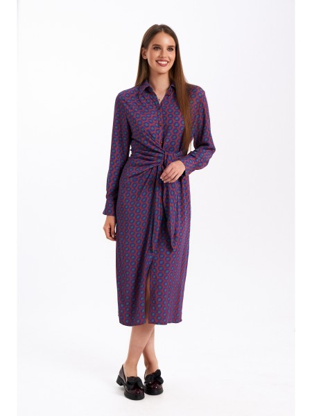 1053 терракотовый/принт