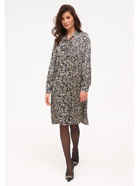 1091 черный с принтом