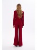 Брючный костюм артикул: 8045.2 бургунди от KaVaRi - вид 2