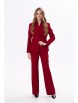 Брючный костюм артикул: 8045.2 бургунди от KaVaRi - вид 17