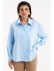 Блузка артикул: 4019 голубой от KaVaRi - вид 1