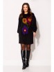 Платье артикул: 5347 синий+бордо+желтый от GIZART - вид 4