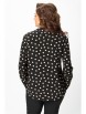 Блузка артикул: 2173 черный+горох от Светлана-Стиль - вид 2