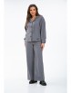 Брючный костюм артикул: М-1327 серый от Карина Делюкс - вид 1