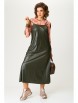 Плательный костюм артикул: М-1315 зеленый от Карина Делюкс - вид 3