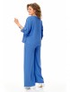 Брючный костюм артикул: M-1320 голубой от Карина Делюкс - вид 2