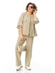 Брючный костюм артикул: М-1368 бежевый от Карина Делюкс - вид 6