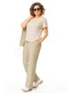 Брючный костюм артикул: М-1368 бежевый от Карина Делюкс - вид 7