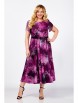 Нарядное платье артикул: 826 пурпурный, принт розы от Swallow - вид 7