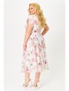 Нарядное платье артикул: 846 молочный, принт «розы» от Swallow - вид 7