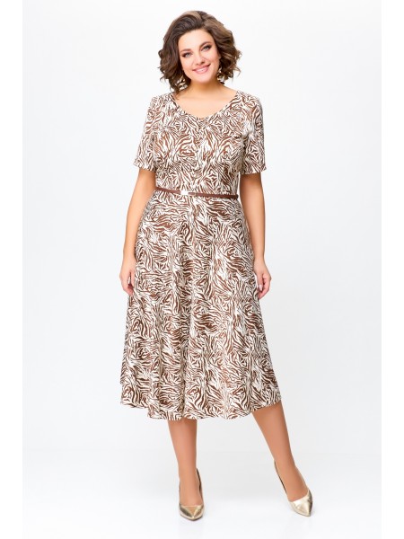 733.1 принт «рыжая зебра»