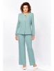 Брючный костюм артикул: 868.1 «пыльная мята» от Swallow - вид 1