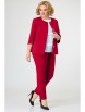 Брючный костюм артикул: 388 красный от Swallow - вид 1