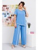 Брючный костюм артикул: 2-2671 голубой от Romanovich Style - вид 7
