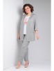 Брючный костюм артикул: 372 серый+белый от Тэнси - вид 7