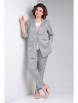 Брючный костюм артикул: 372 серый+белый от Тэнси - вид 1