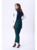 Брючный костюм артикул: 7868 зеленый от TVIN - вид 2