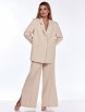 Брючный костюм артикул: 2266 бежевый от Медея - вид 5