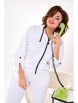 Брючный костюм артикул: 5336 белый от AGATTI - вид 6