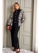 Брючный костюм артикул: 5832 черно-белый от AGATTI - вид 6