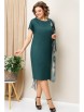 Плательный костюм артикул: 1402 изумрудно-зеленый от VOLNA - вид 3