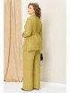 Брючный костюм артикул: 1407 горчично-желтый от VOLNA - вид 2
