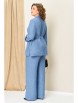 Брючный костюм артикул: 1407 голубой от VOLNA - вид 2