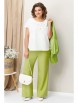 Брючный костюм артикул: 1416 фисташка от VOLNA - вид 4