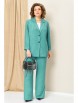 Брючный костюм артикул: 1407 бирюзовый от VOLNA - вид 1