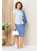 Юбочный костюм артикул: 1428 голубой от VOLNA - вид 3