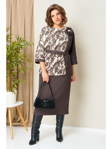 1445 шоколадно-бежевый