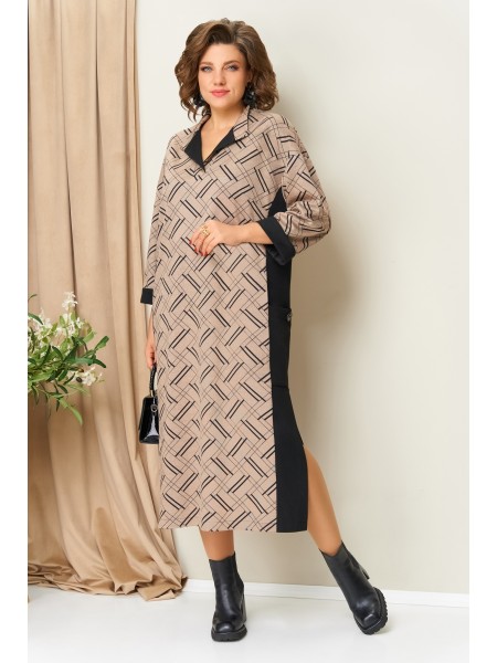 1442 черно-бежевый