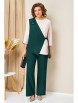 Брючный костюм артикул: 1455 бутылочно-зеленый от VOLNA - вид 1