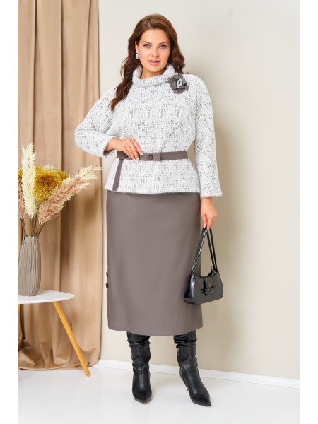 1447 бежево-белый